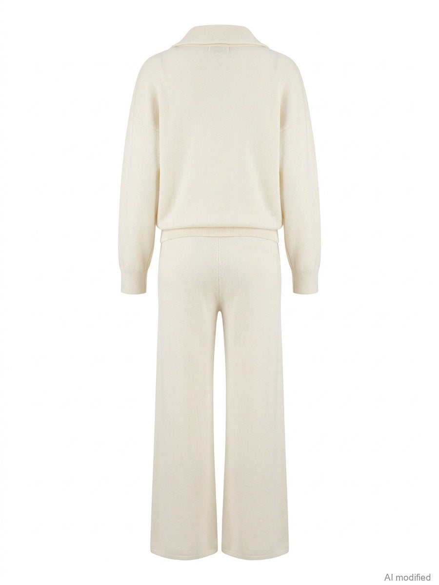 Women’s jumper and trousers with cashmere