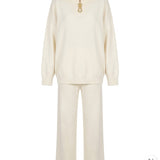 Women’s jumper and trousers with cashmere