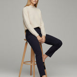 Women's jumper with baby alpaca wool