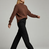 Women's jumper with baby alpaca wool