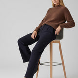 Women's jumper with baby alpaca wool