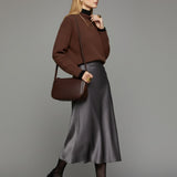 Women's jumper with baby alpaca wool