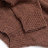 Women's jumper with baby alpaca wool
