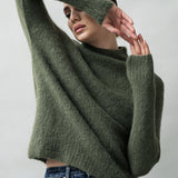 Women's jumper with Baby alpaca wool