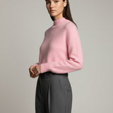 Women's jumper with baby alpaca wool