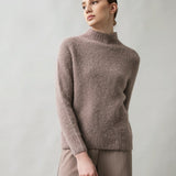 Women's jumper with Baby alpaca wool