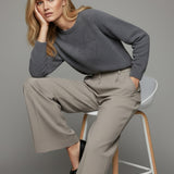 Women's jumper with baby alpaca wool