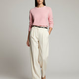 Women's jumper with baby alpaca wool