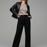 Women's jumper with baby alpaca wool