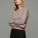 Women's jumper with baby alpaca wool