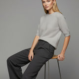 Women's jumper with baby alpaca wool