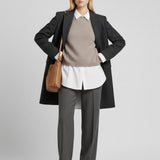 Women's jumper with baby alpaca wool