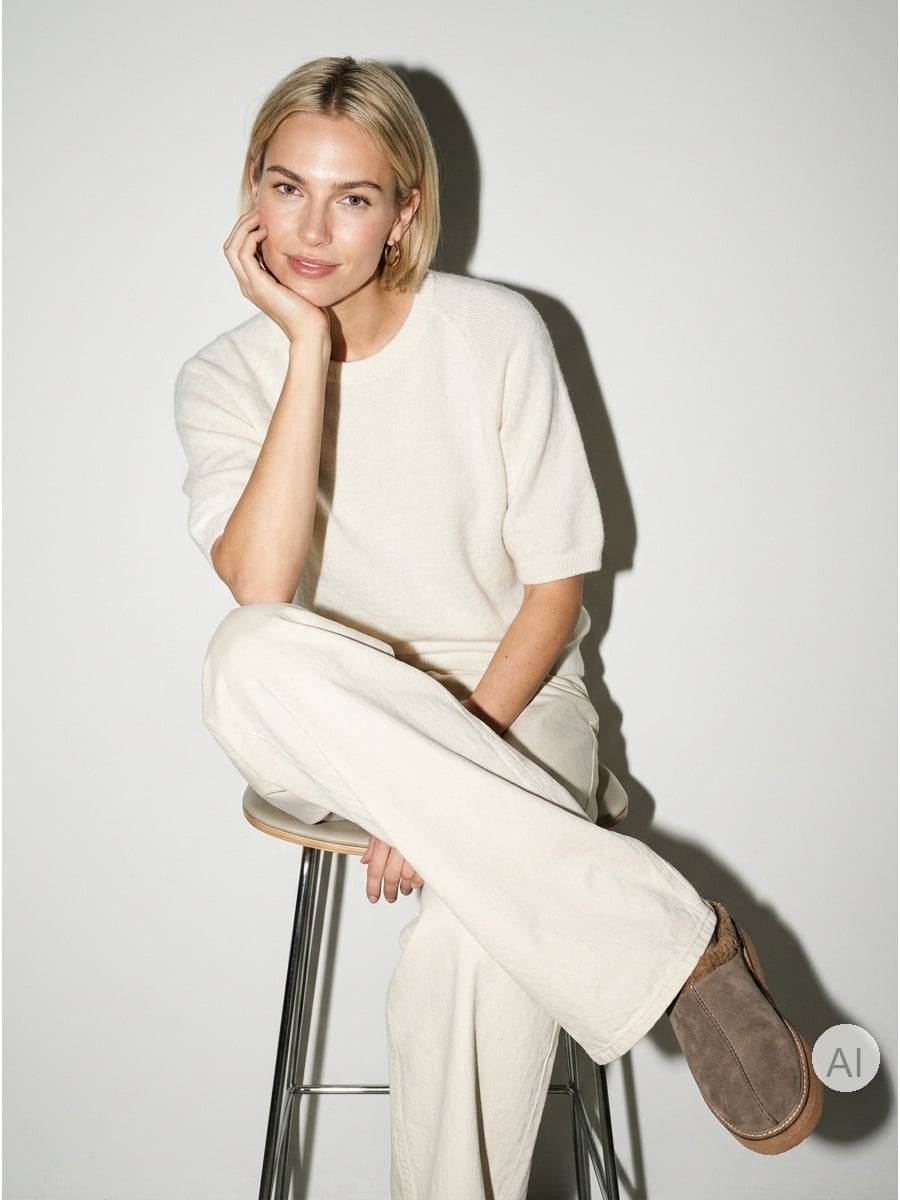 Women’s jumper made from baby alpaca wool