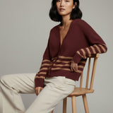 Women's cardigan with cashmere
