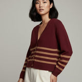 Women's cardigan with cashmere