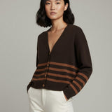 Women's cardigan with cashmere
