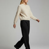 Women's jumper with baby alpaca wool