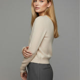 Women's jumper with baby alpaca wool