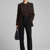 Women's jumper with baby alpaca wool