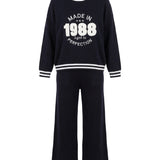 Women’s jumper and trousers with cashmere