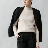 Women's jumper with Baby alpaca wool