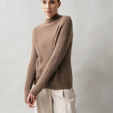 Women's jumper with Baby alpaca wool