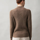 Women's jumper with Baby alpaca wool