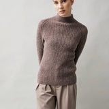 Women's jumper with Baby alpaca wool