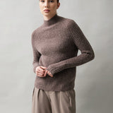 Women's jumper with Baby alpaca wool