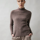 Women's jumper with Baby alpaca wool