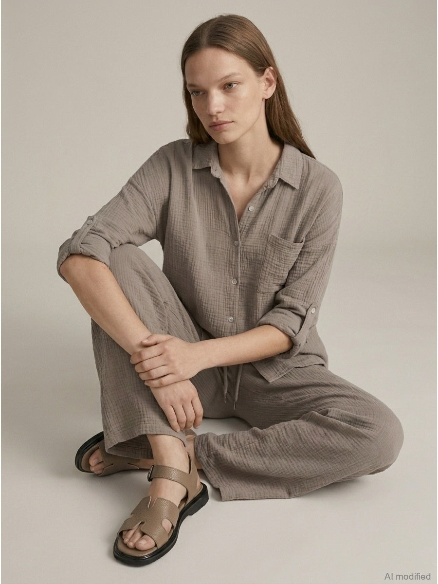 Women's muslin shirt
