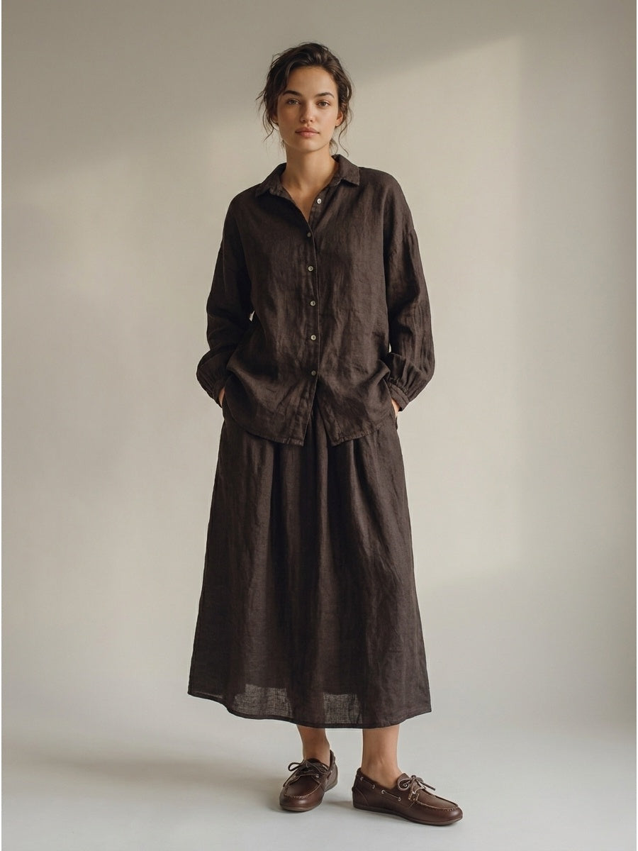 Women's skirt, Capsule Collection, 100% linen