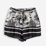 Women’s shorts with silk