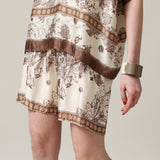 Women's shorts with silk