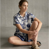 Women’s shorts with silk