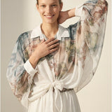 Women’s shirts with silk