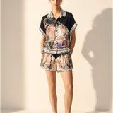 Women’s shorts with silk