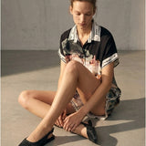 Women’s shorts with silk