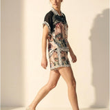 Women’s shorts with silk