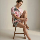 Women’s shorts with silk