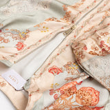 Women’s ‘bomber’ style jacket with silk