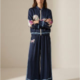 Women's Bomber jacket with silk