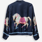 Women's Bomber jacket with silk