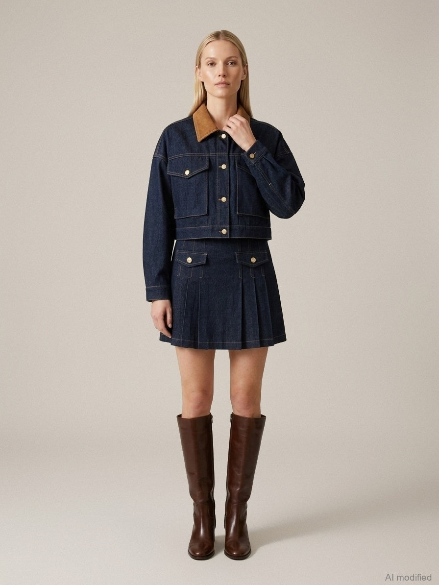 Women's denim skirt