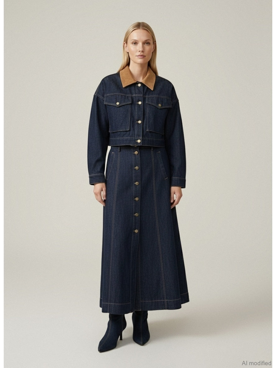 Women's denim skirt