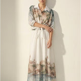 Women’s skirt with silk