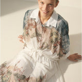 Women’s skirt with silk