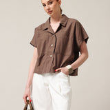 Women's short-sleeved shirt