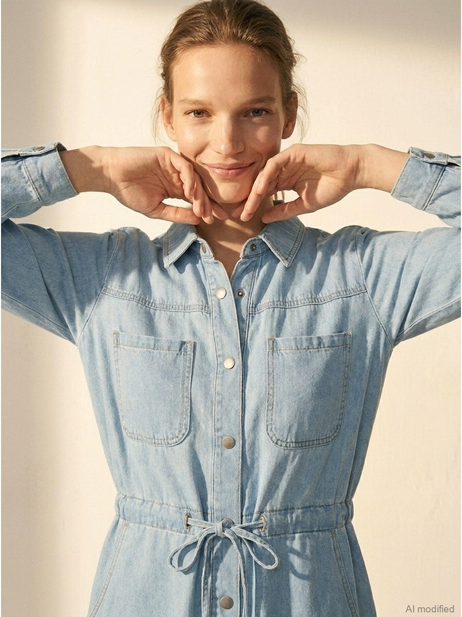 Women's denim dress