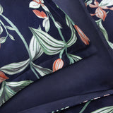 Satin bed linen set in 210 thread count cotton fibre, 160x200 cm
